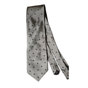 Pierre Balmain Vintage Men Silver Tie